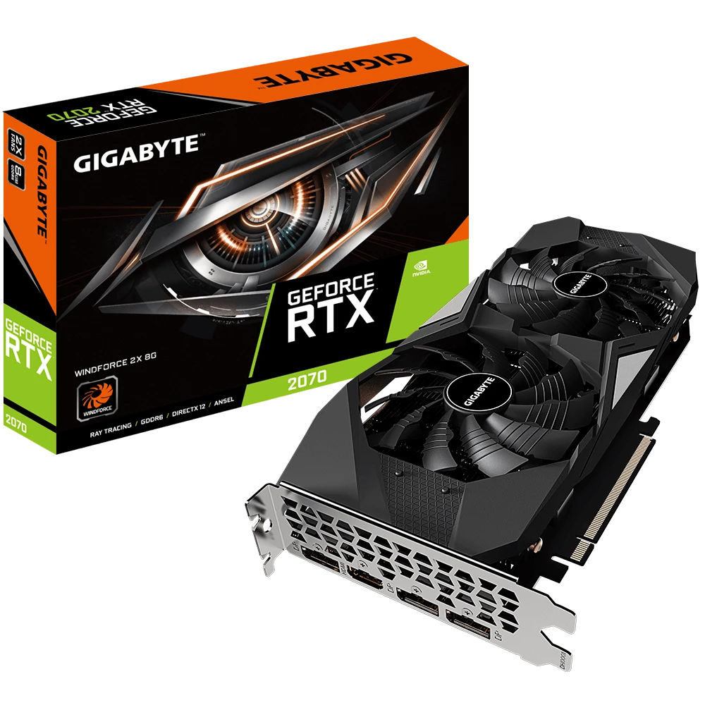 Gigabyte GeForce RTX 2070 WINDFORCE 2X 8G  (Rev. 3.0)